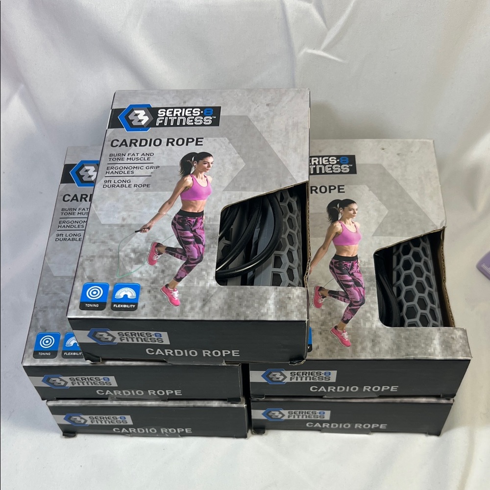 Series 8 Fitness Black Cardio Rope